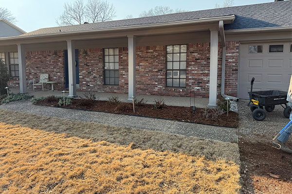 Professional landscaping and sod installation in North Little Rock Arkansas